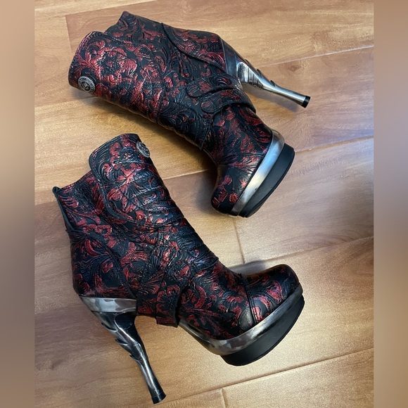 Newrock Boots M-PUNK102 Size 38 (customized without laces) - Picture 3 of 7